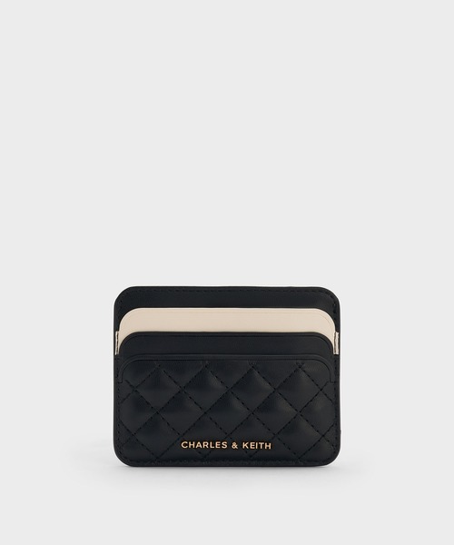 CHARLES & KEITH◆Wisteria キルティングカードホルダー◆送料込 CHARLES & KEITH◇ Gemma キルティング カードホルダー◇送料込
