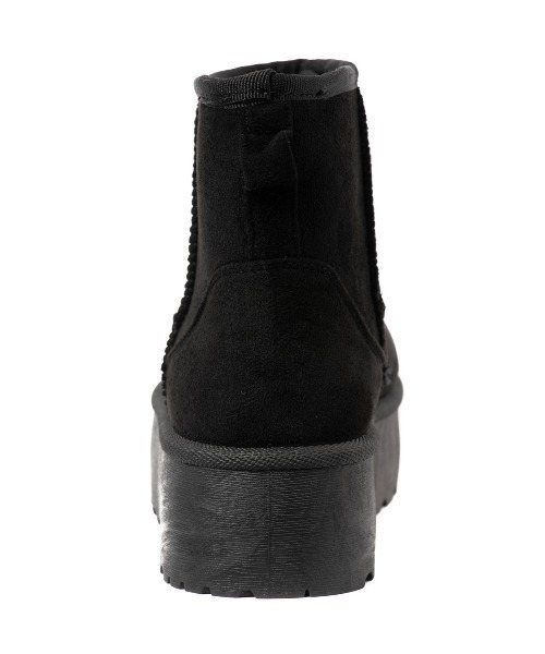 R&E（アールアンドイー）の「【R&E】厚底フェイクムートンブーツ（ブーツ・レディース・ブラック/ベージュ系その他/ベージュ・M/LL/L/S）」の9枚目の写真