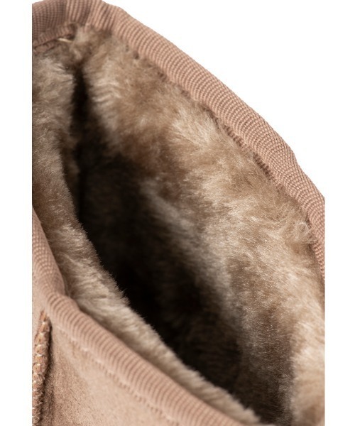 R&E（アールアンドイー）の「【R&E】厚底フェイクムートンブーツ（ブーツ・レディース・ブラック/ベージュ系その他/ベージュ・M/LL/L/S）」の14枚目の写真