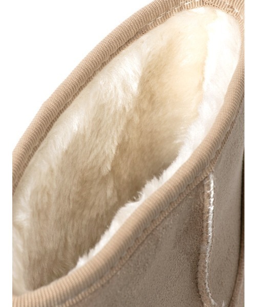 R&E（アールアンドイー）の「【R&E】厚底フェイクムートンブーツ（ブーツ・レディース・ブラック/ベージュ系その他/ベージュ・M/LL/L/S）」の22枚目の写真