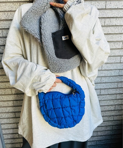 Anthe(アンテ)の「【Anthe/アンテ】 / キルトハンドBAG / ANT-0004(ハンドバッグ・レディース・ブラック/ピンク/オレンジ/ホワイト/ベージュ/グリーン/ブルー・FREE)」の1枚目の写真