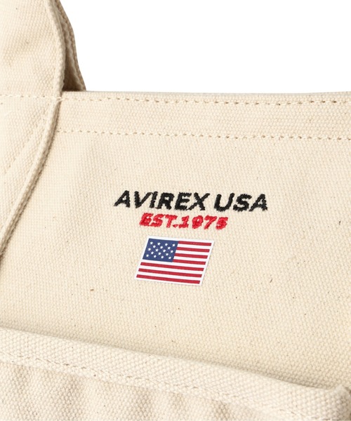 AVIREX（アヴィレックス）の「BERSA 3 / バーサ 3 / AVIREX / アヴィレックス（トートバッグ・メンズ・ホワイト系2/ブラック/ブラウン・F）」の8枚目の写真