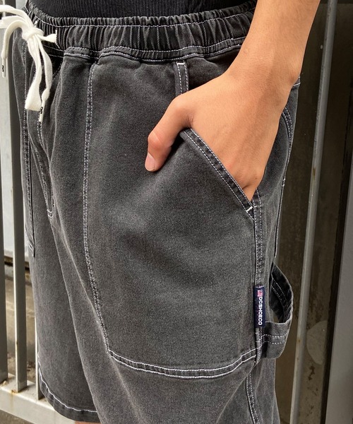 DC(ディーシー)の「DC/ディーシー ペインターパンツ ショートパンツ スーパーワイド ワンポイント DWS241009(その他パンツ・メンズ・レオパード/スミクロ・M/L/XL)」の10枚目の写真