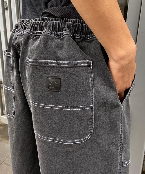 DC(ディーシー)の「DC/ディーシー ペインターパンツ ショートパンツ スーパーワイド ワンポイント DWS241009(その他パンツ・メンズ・レオパード/スミクロ・M/L/XL)」の12枚目の写真