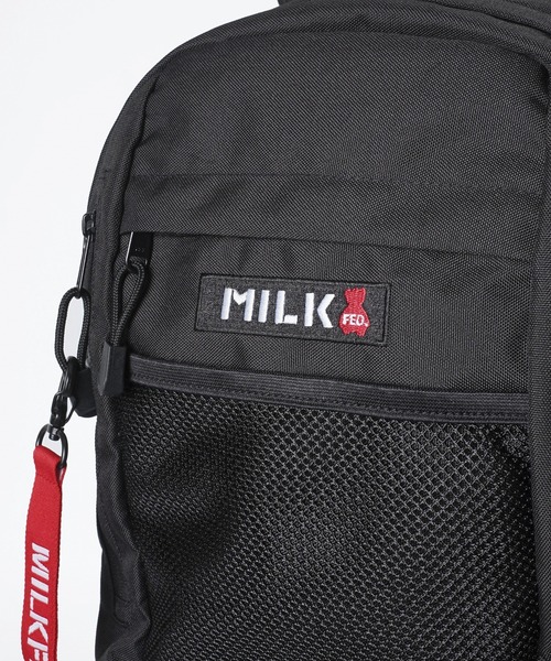 AQO STUDIO SPACE(アコスタジオスペース)の「MILKFED.xAQO STUDIOS NEO EMBROIDERY BACKPACK(バックパック/リュック・レディース・ブラック・ONE SIZE)」の8枚目の写真