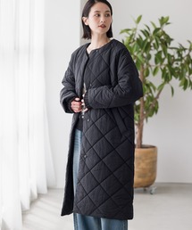 LAKOLE | キルティングロングコート / 987925(ノーカラーコート)