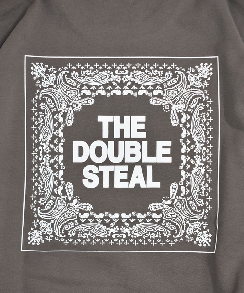 DOUBLE STEAL（ダブルスティール）の「スクエアバンダナ 裏パイルスウェット（スウェット・メンズ・ブラック/アッシュグレー/チャコールグレー・X-LARGE/LARGE/MEDIUM）」の6枚目の写真