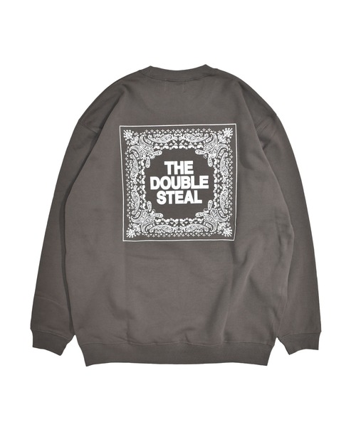 DOUBLE STEAL（ダブルスティール）の「スクエアバンダナ 裏パイルスウェット（スウェット・メンズ・ブラック/アッシュグレー/チャコールグレー・X-LARGE/LARGE/MEDIUM）」の7枚目の写真