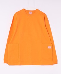 BIG MIKE（ビッグマイク）の「BIG MIKE ビックマイク/ 10oz ダブルポケット 長袖Tシャツ ロンT / 102418220（Tシャツ/カットソー）」