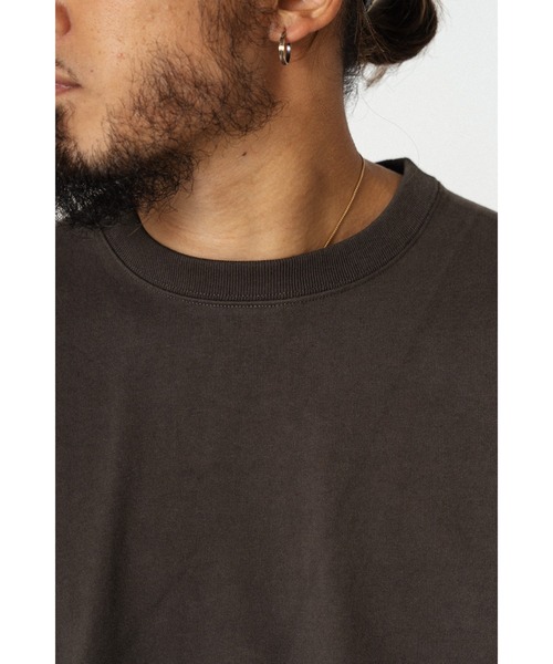 BIG MIKE（ビッグマイク）の「BIG MIKE ビックマイク/ 10oz ダブルポケット 長袖Tシャツ ロンT / 102418220（Tシャツ/カットソー・メンズ・グレイッシュブルー/ホワイト/オレンジ/スミクロ・MEDIUM/LARGE/X-LARGE）」の9枚目の写真