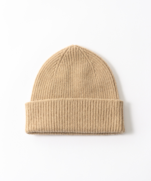 EDIFICE(エディフィス)の「【Le Bonnet / ル ボネ】Beanie(ニットキャップ/ビーニー・メンズ・ブラック/ライトグレー/ホワイト/ベージュ/カーキ/ネイビー/ブルー系その他/サックスブルー/ピンク/バーガンディー/ボルドー/オレンジ/Orange/マスタード/マルーン・FREE)」の4枚目の写真