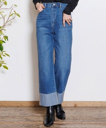 ロールアップデニムパンツ