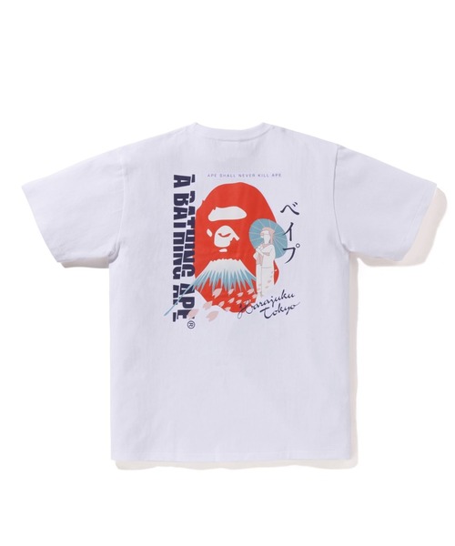 A BATHING APE(アベイシングエイプ)の「JAPAN SOUVENIR TEE #3 M(Tシャツ/カットソー・メンズ・ブラック/ホワイト・LARGE/X-LARGE/XX-LARGE/SMALL/MEDIUM/XXX-LARGE)」の3枚目の写真