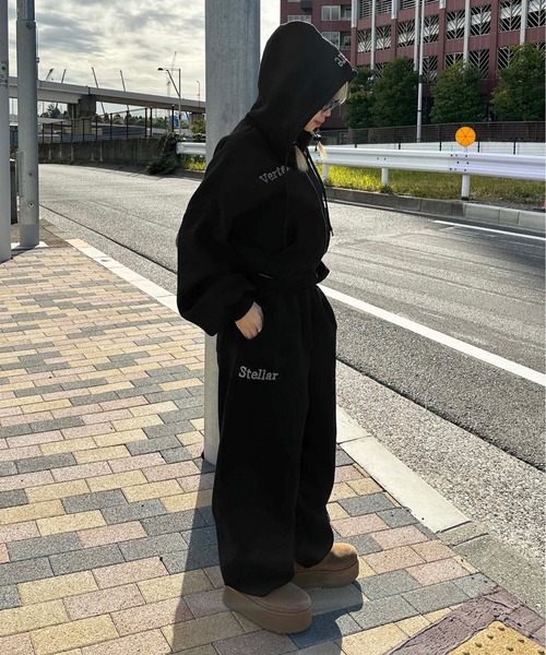 裏起毛クロスジョガーパンツ【SETUP着用可能】（スウェットパンツ