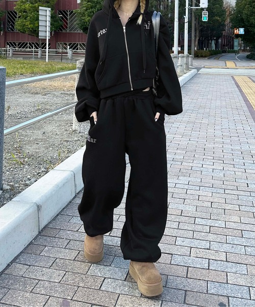 sedacle girl（セダクルガール）の「裏起毛クロスジョガーパンツ