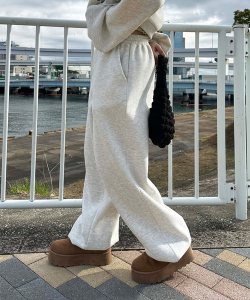 裏起毛クロスジョガーパンツ【SETUP着用可能】（スウェットパンツ