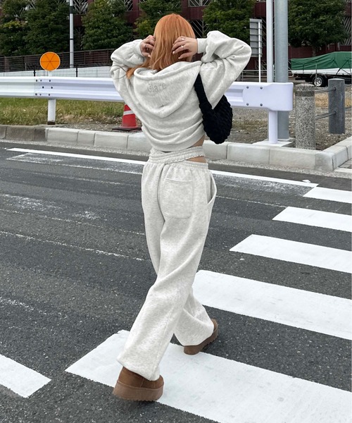 裏起毛クロスジョガーパンツ【SETUP着用可能】（スウェットパンツ