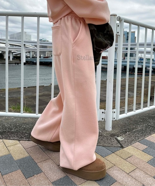 裏起毛クロスジョガーパンツ【SETUP着用可能】（スウェットパンツ