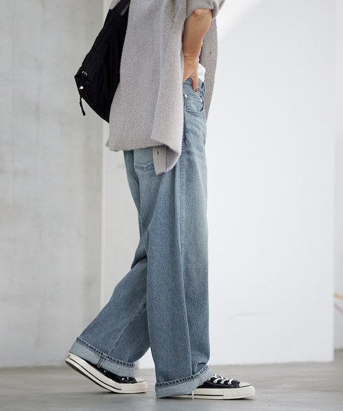 新品タグ付き★フレームワーク　カーブデニムパンツ　38 denim カーブパンツ（デニムパンツ）｜FRAMeWORK（フレーム