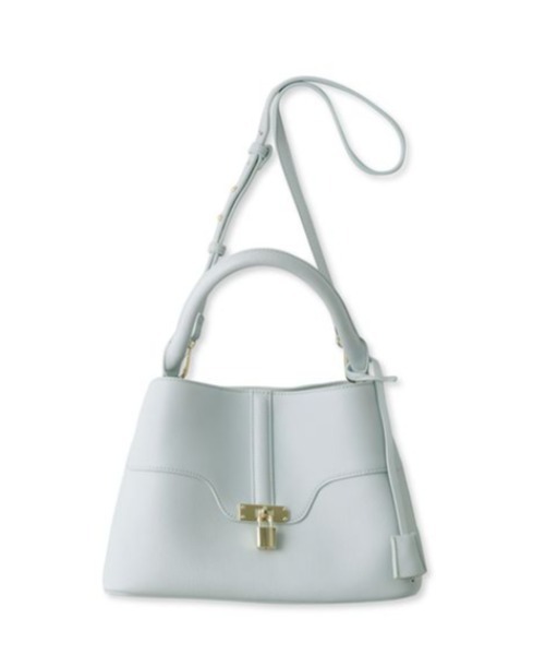 SNIDEL(スナイデル)の「パッドロックバッグ(ショルダーバッグ・レディース・ブラック/ライトブルー/アイボリー/ピンク/モカ/ライトベージュ/ブルー・FREE)」の5枚目の写真