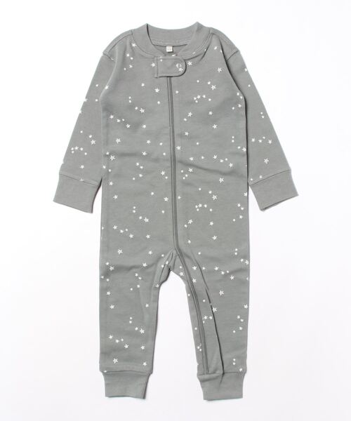 【セール】【Bs】【it】【Quincy Mae】ZIP LONG SLEEVE SLEEPER | STARS（その他ベビー用品）｜Quincy Mae（クインシーメイ）
