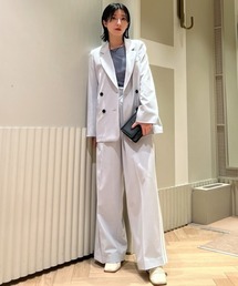 ダブルラインフレアパンツ