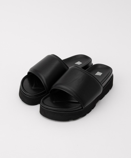 COLONY 2139(コロニートゥーワンスリーナイン)の「パテッドサンダル(サンダル・メンズ・ブラック・LARGE/MEDIUM)」の6枚目の写真