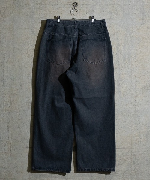【セール】【i】12ozデニム オーバーダイ ワイドバギーパンツ(デニムパンツ)|JOHN'S CLOSET(ジョンズクローゼット) 【セール】【i】12ozデニム オーバーダイ ワイドバギーパンツ(デニムパンツ)|JOHN'S CLOSET(ジョンズクローゼット)