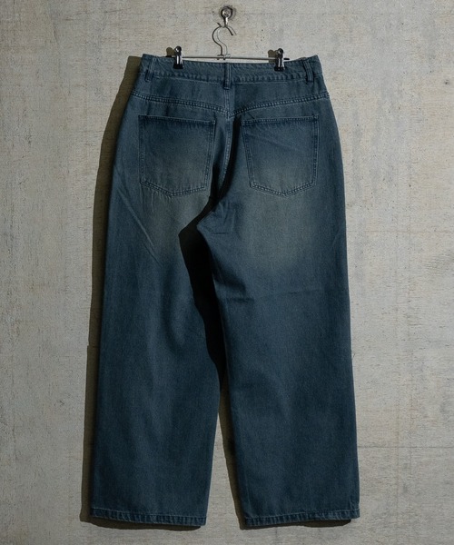 【セール】【i】12ozデニム オーバーダイ ワイドバギーパンツ(デニムパンツ)|JOHN'S CLOSET(ジョンズクローゼット) 【セール】【i】12ozデニム オーバーダイ ワイドバギーパンツ(デニムパンツ)|JOHN'S CLOSET(ジョンズクローゼット)