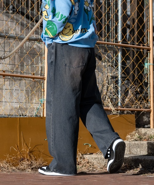 【セール】【i】12ozデニム オーバーダイ ワイドバギーパンツ(デニムパンツ)|JOHN'S CLOSET(ジョンズクローゼット) 【セール】【i】12ozデニム オーバーダイ ワイドバギーパンツ(デニムパンツ)|JOHN'S CLOSET(ジョンズクローゼット)