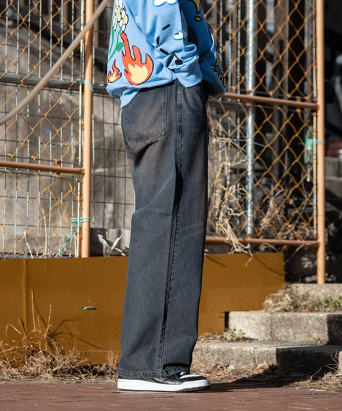 【セール】【i】12ozデニム オーバーダイ ワイドバギーパンツ(デニムパンツ)|JOHN'S CLOSET(ジョンズクローゼット) 【セール】【i】12ozデニム オーバーダイ ワイドバギーパンツ(デニムパンツ)|JOHN'S CLOSET(ジョンズクローゼット)