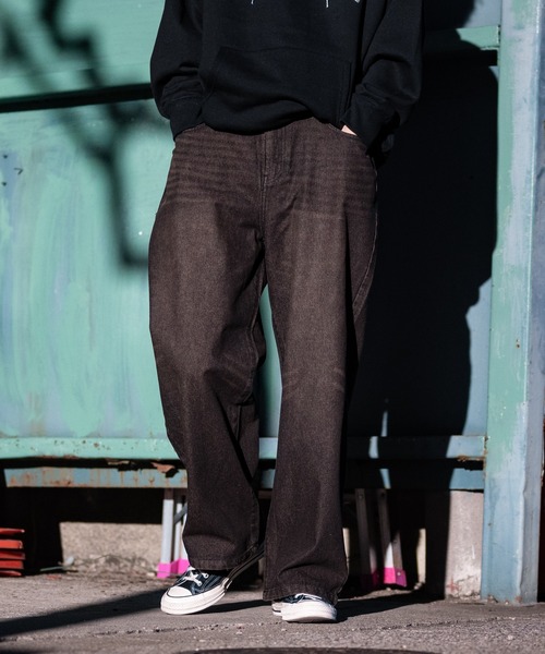 【セール】【i】12ozデニム オーバーダイ ワイドバギーパンツ(デニムパンツ)|JOHN'S CLOSET(ジョンズクローゼット) 【セール】【i】12ozデニム オーバーダイ ワイドバギーパンツ(デニムパンツ)|JOHN'S CLOSET(ジョンズクローゼット)