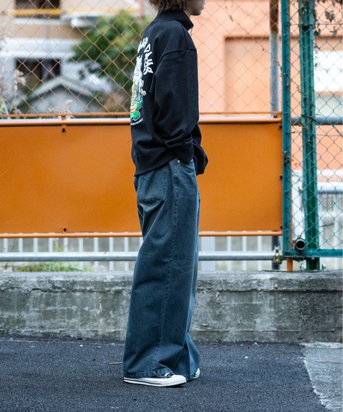 【セール】【i】12ozデニム オーバーダイ ワイドバギーパンツ(デニムパンツ)|JOHN'S CLOSET(ジョンズクローゼット) 【セール】【i】12ozデニム オーバーダイ ワイドバギーパンツ(デニムパンツ)|JOHN'S CLOSET(ジョンズクローゼット)