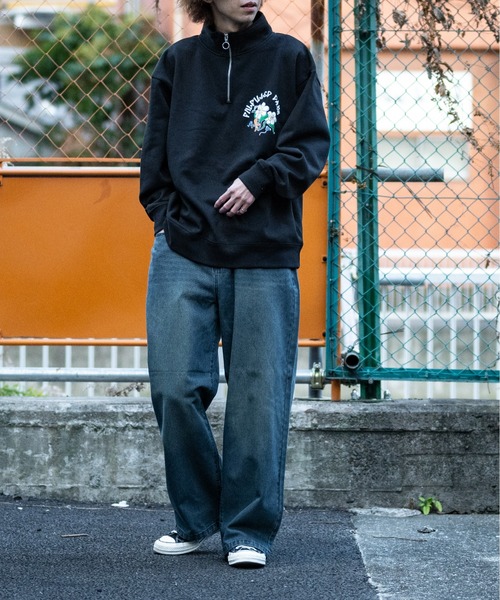 【セール】【i】12ozデニム オーバーダイ ワイドバギーパンツ(デニムパンツ)|JOHN'S CLOSET(ジョンズクローゼット) 【セール】【i】12ozデニム オーバーダイ ワイドバギーパンツ(デニムパンツ)|JOHN'S CLOSET(ジョンズクローゼット)