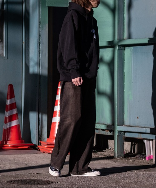 【セール】【i】12ozデニム オーバーダイ ワイドバギーパンツ(デニムパンツ)|JOHN'S CLOSET(ジョンズクローゼット) 【セール】【i】12ozデニム オーバーダイ ワイドバギーパンツ(デニムパンツ)|JOHN'S CLOSET(ジョンズクローゼット)