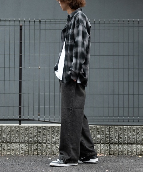 【セール】【i】12ozデニム オーバーダイ ワイドバギーパンツ(デニムパンツ)|JOHN'S CLOSET(ジョンズクローゼット) 【セール】【i】12ozデニム オーバーダイ ワイドバギーパンツ(デニムパンツ)|JOHN'S CLOSET(ジョンズクローゼット)