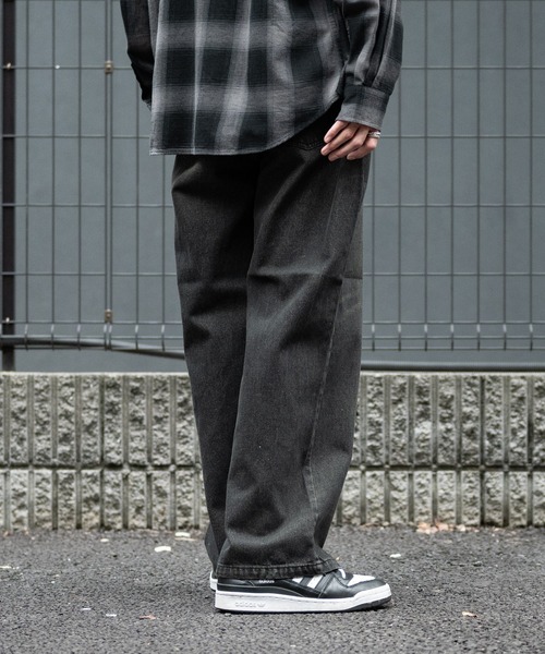 【セール】【i】12ozデニム オーバーダイ ワイドバギーパンツ(デニムパンツ)|JOHN'S CLOSET(ジョンズクローゼット) 【セール】【i】12ozデニム オーバーダイ ワイドバギーパンツ(デニムパンツ)|JOHN'S CLOSET(ジョンズクローゼット)