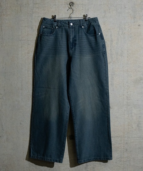 【セール】【i】12ozデニム オーバーダイ ワイドバギーパンツ(デニムパンツ)|JOHN'S CLOSET(ジョンズクローゼット) 【セール】【i】12ozデニム オーバーダイ ワイドバギーパンツ(デニムパンツ)|JOHN'S CLOSET(ジョンズクローゼット)