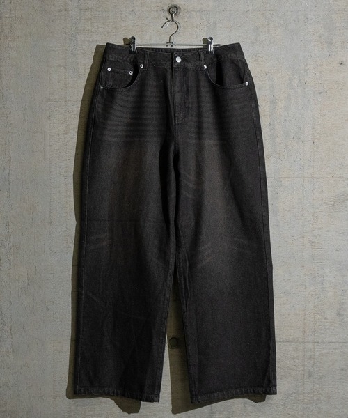 【セール】【i】12ozデニム オーバーダイ ワイドバギーパンツ(デニムパンツ)|JOHN'S CLOSET(ジョンズクローゼット) 【セール】【i】12ozデニム オーバーダイ ワイドバギーパンツ(デニムパンツ)|JOHN'S CLOSET(ジョンズクローゼット)