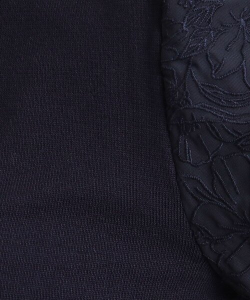 grove(グローブ)の「◆刺繍スリーブニットプルオーバー(ニット/セーター・レディース・オフホワイト/パープル/ネイビー・02/03/01)」の6枚目の写真