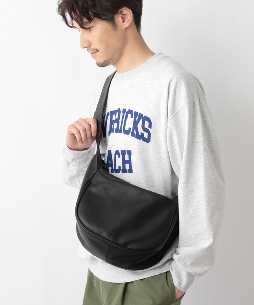 GLOBAL WORK（グローバルワーク）の「撥水ソフトショルダー/105201（ショルダーバッグ・メンズ・グレー/ブラック/ベージュ・FREE）」の6枚目の写真