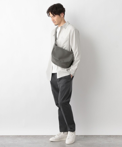 GLOBAL WORK（グローバルワーク）の「撥水ソフトショルダー/105201（ショルダーバッグ・メンズ・グレー/ブラック/ベージュ・FREE）」の9枚目の写真