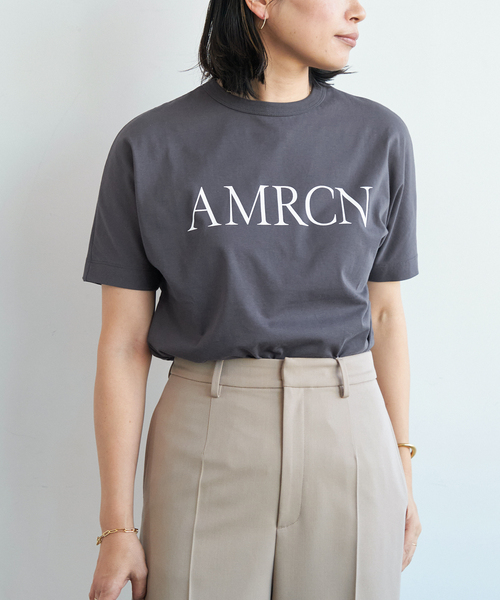 新品　【AMERICANA/アメリカーナ】AMRCN Tシャツ AMERICANA/アメリカーナ】AMRCN Tシャツ（Tシャツ/カットソー
