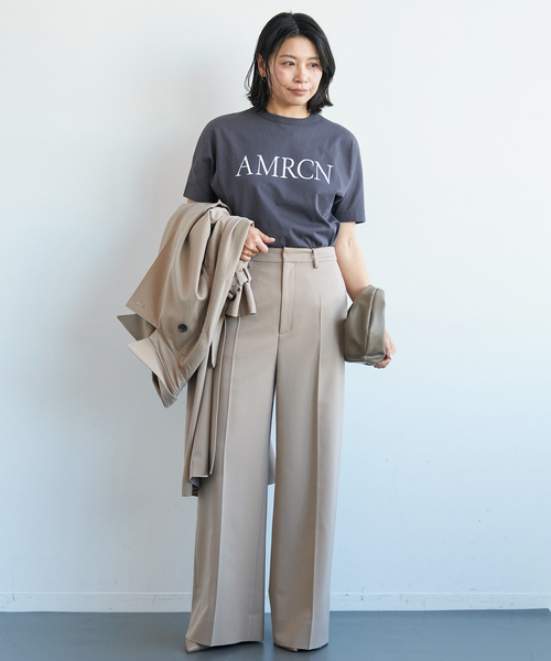 AMERICANA/アメリカーナ】AMRCN Tシャツ（Tシャツ/カットソー