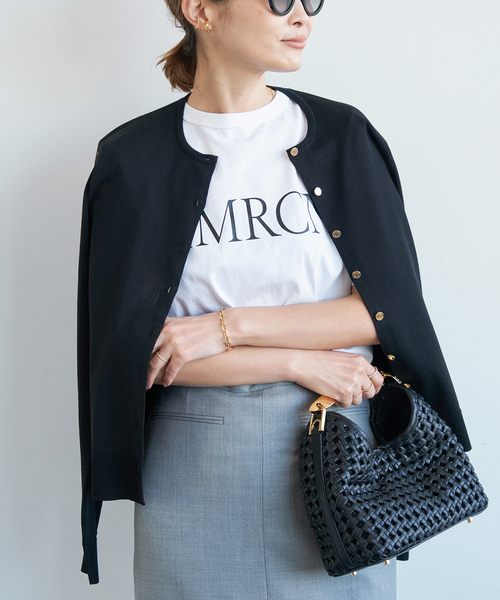 AMERICANA(アメリカーナ)の「【AMERICANA/アメリカーナ】AMRCN Tシャツ(Tシャツ/カットソー・レディース・ブラック/ホワイト・FREE)」の18枚目の写真