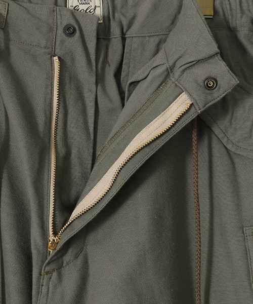 GOLD（ゴールド）の「東洋エンタープライズ GOLD / ゴールド：LIGHT BACKSATIN OVER CARGO PANTS：23B-GL42401[MUS]（カーゴパンツ・メンズ・オリーブ・M）」の10枚目の写真