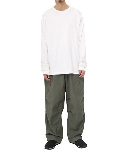 GOLD（ゴールド）の「東洋エンタープライズ GOLD / ゴールド：LIGHT BACKSATIN OVER CARGO PANTS：23B-GL42401[MUS]（カーゴパンツ・メンズ・オリーブ・M）」の3枚目の写真