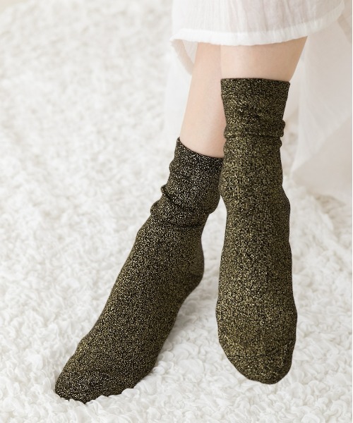 セール】カラバリ豊富 ラメソックス（ソックス/靴下）｜ad thie