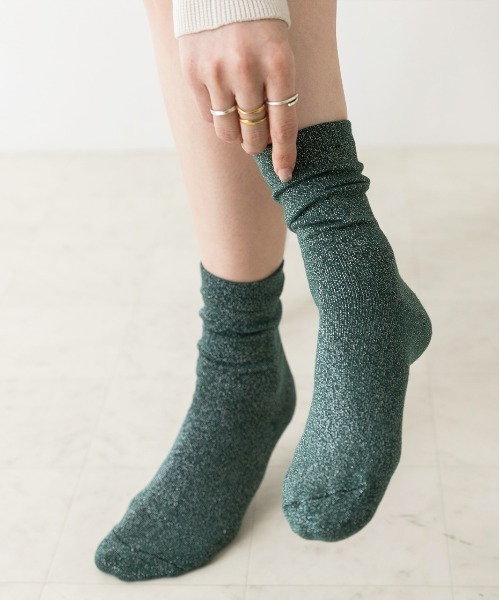セール】カラバリ豊富 ラメソックス（ソックス/靴下）｜ad thie