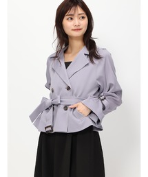 MISCH MASCH | ■2024春夏新作■ショートトレンチフーディージャケット/MM418504(その他アウター)